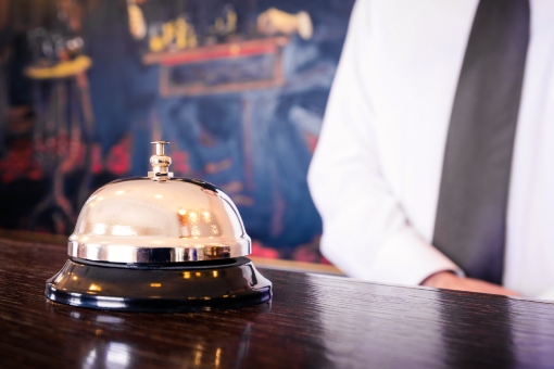 Bell on the Reception of a Tampa Hotel That Does Not Have Hotel Phone Systems